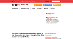 Desktop Screenshot of kfai.org