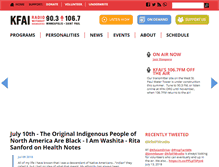 Tablet Screenshot of kfai.org